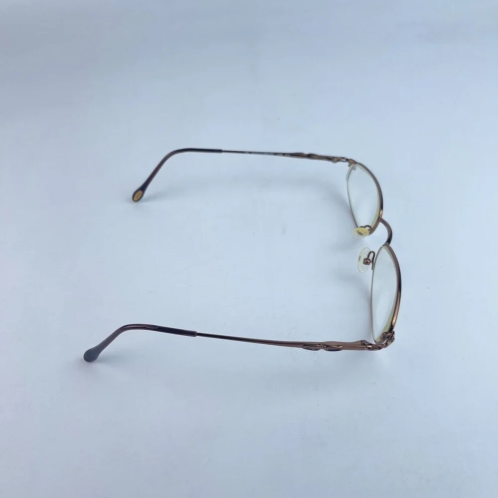 Safilo Library 1439 Women Eyeglasses Frame Rose Gold Metal Full Rim 52-19-135 mm